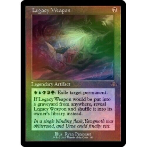 FOIL LEGACY WEAPON (RETRO FRAME) Dominaria Remastered Magic MTG MINT CARD - Picture 1 of 1