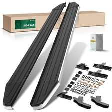 5.5 In Black Aluminium Running Boards For Toyota Highlander 14-19 Sport Utility