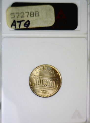 1996 ERROR ANACS MS65 Off Metal Lincoln Cent on DIME Wrong PLANCHET GEM BU Coin - Picture 4 of 4