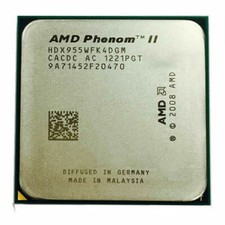 AMD Phenom II X4 955 CPU 4Core 3.2GHz 6M 95W HDX955WFK4DGM Socket AM3 Processors