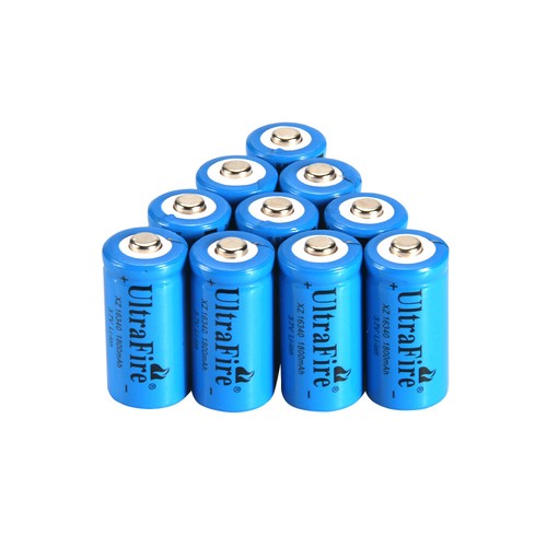 16340 Battery UltraFire 1800mAh RCR123A Rechargeable 3.7V Li-ion Cell Charger - Picture 43 of 48