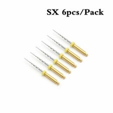 19MM Sx Size 6 Pcs Dental Niti Universal Endodontic Files Rotary Engine Use