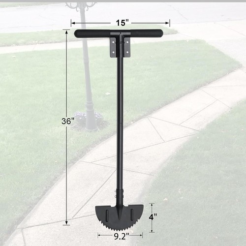 Lawn Edger Tool Manual Grass Edger Long Handle 40 inch Steel Hand New - Picture 6 of 11