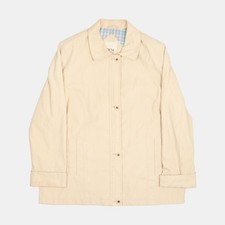 Ewm Overcoat Coat / Size Xl / Womens / Beige / Polyester