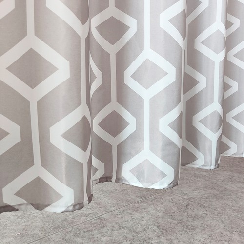 Shower Curtain Mould Proof Mildew Resistant Bathroom Polyester Fabric Curtain UK - Picture 171 of 183