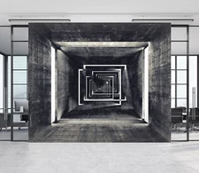 3D Grey Space S033 Wallpaper Mural Self-adhesive Removable Sticker Kids Pa