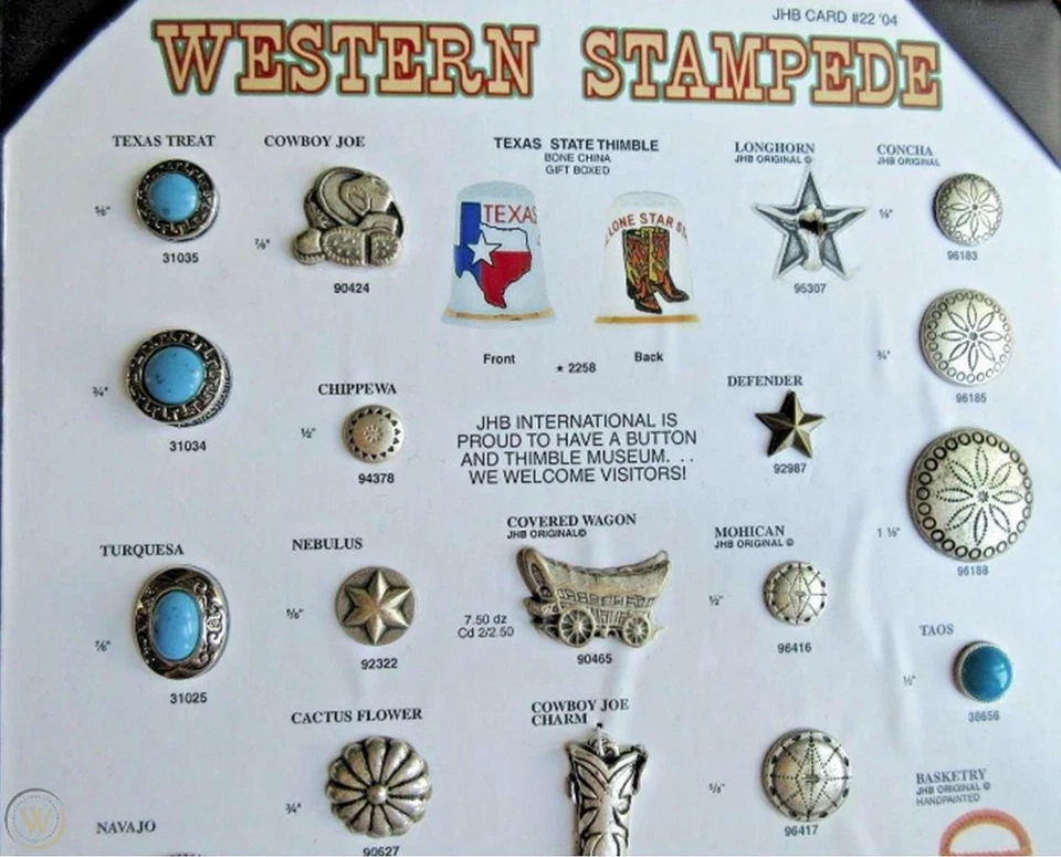 JHB Rattan Basket Button 21mm Novelty 2 Hole Picnic Handle Sewing Art DIY Crafts - Image 3 of 4