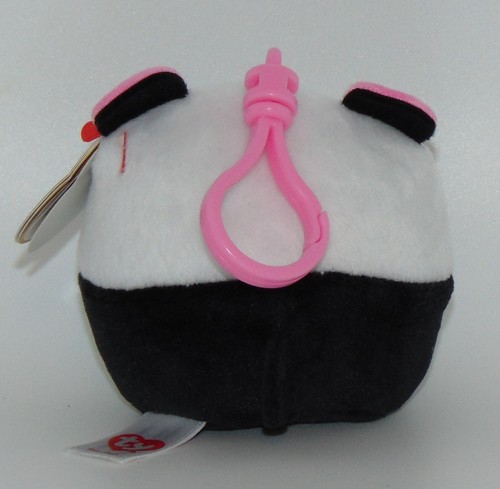 2022 TY Beanie Mini Squish-A-Boos BAMBOO Panda Key Clip Show Esclusivo! 3" nuovo con etichetta - Foto 2 di 2