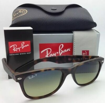Polarized RAY-BAN Sunglasses NEW WAYFARER RB 2132 894/76 52-18