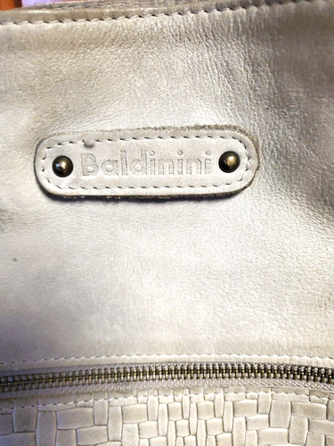 Bolso de Mano Baldini Cuero Patrón Ladrillo - Precioso Cuero Suave Hecho en ITALIA - Imagen 3 de 22