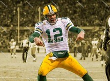 GA144 Aaron Rodgers Packers TD Celebration Football 8x10 11x14 16x20 Photo