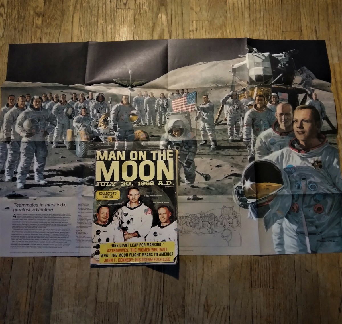 非売品 小冊子 10 YEARS ON THE MOON 1969ー1979 MAN ON THE MOON JULY 20, 1969 A.D. COLLECTOR'S EDITION | eBay