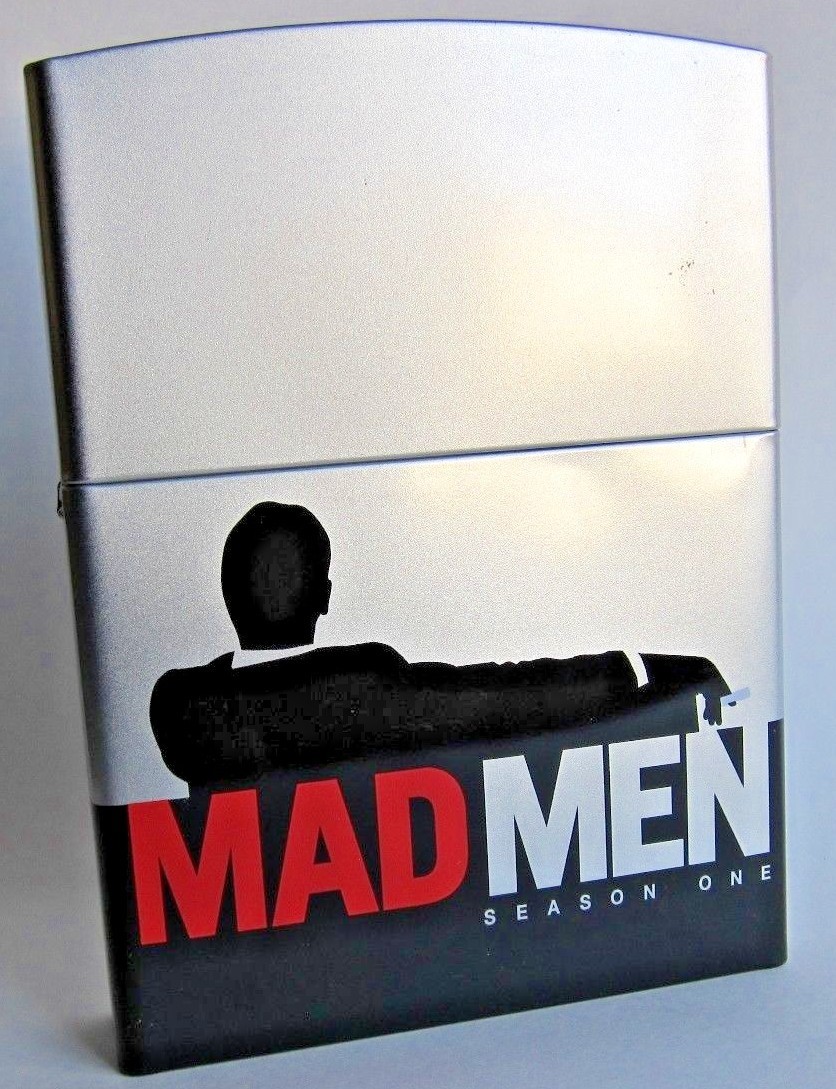 MAD MEN - Metal Zippo Lighter Case-Limited Edit. Season 1 (DVD