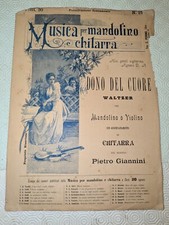 PIETRO GIANNINI - DONO DEL CUORE - VALZER PER MANDOLINO E CHITARRA - ED. PERINO