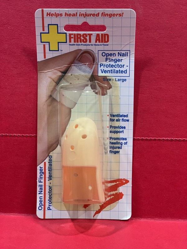 Open Nail Finger Protector, Large Ventilated