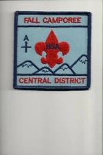 Central District Fall Camporee patch