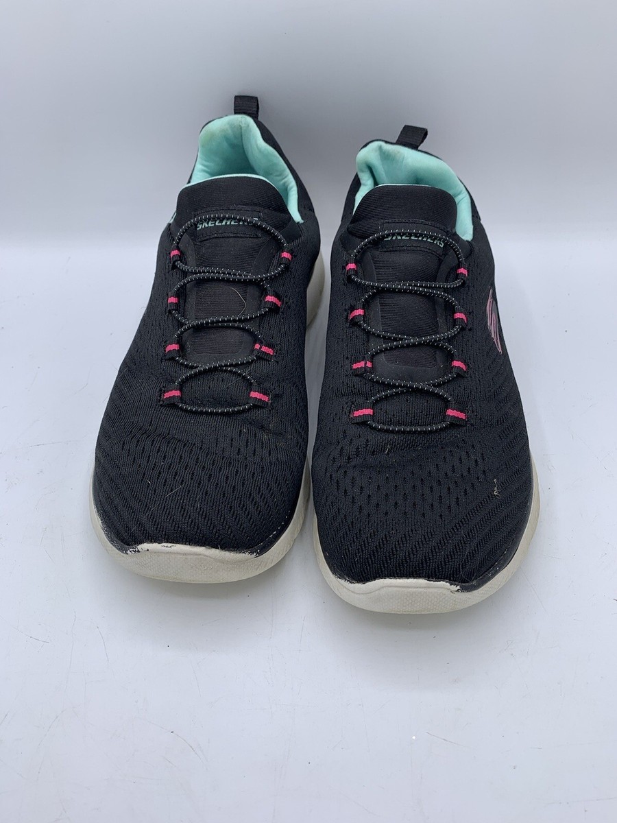 Skechers Womens Summits Fast Attraction 149036 Black Casual Shoes