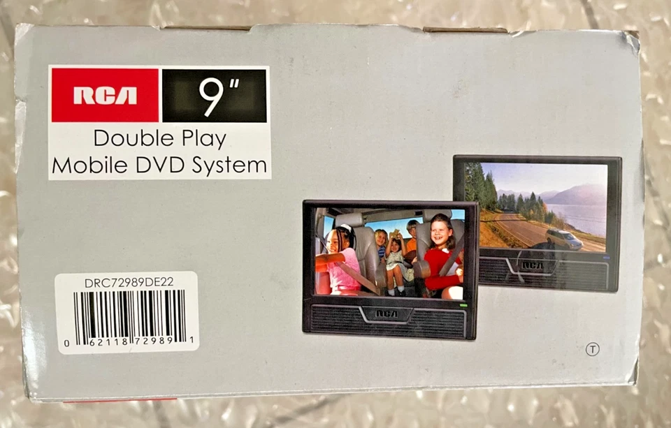 RCA 9” Double Play Mobile Dual Twins DVD System Auto Road Trip - Image 3 of 4
