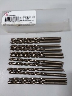 Cleveland 2213 Cobalt Steel Jobbers' Length Drill Bit Gold Oxide Finish