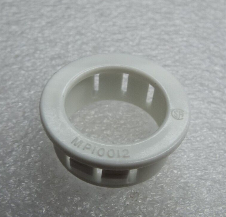 x6 1" EAGLE MP10012 SNAP BUSHING GROMMET WHITE NYLON PLASTIC HEYCO