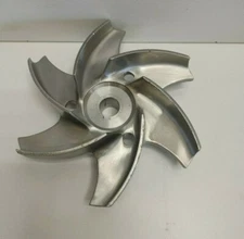 GUARANTEED! STAINLESS STEEL 18MM SHAFT X 175MM OD PUMP IMPELLER OPEN STYLE