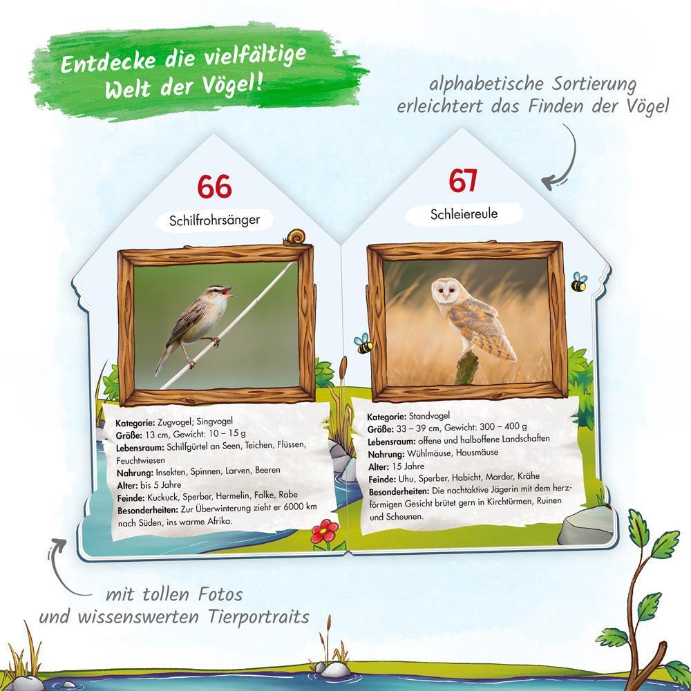 Thumbnail - Trötsch Buch In Hausform 101 Heimische Vögel Von A Bis Z, Die Du
