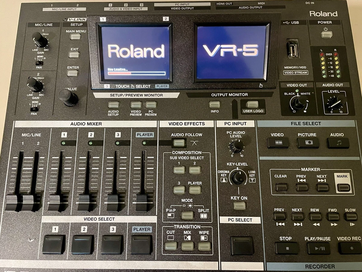 Roland VR-5 Multi-format AV Mixer Video Switcher and Recorder | eBay