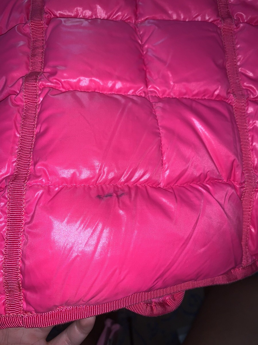 Age 14 Pink Moncler Coat With Fur Hood | eBay