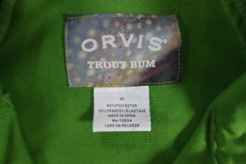 Orvis Trout Bum Vest Men’s Medium Fishing Gear Green Outdoor Sports Gorp - Picture 3 of 11