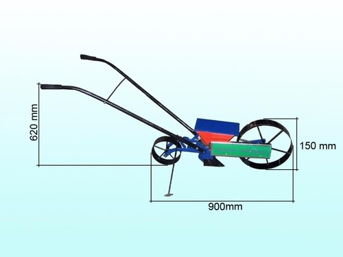 1-ROW PRECISION SOWING METAL HAND SEEDER VEGETABLE PLANTER DURABLE MACHINE NEW! - Picture 2 of 6