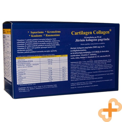 CARTILAGEN COLLAGEN 5000mg 10x50ml Joints Cartilage Bones Muscles Supplement - Picture 10 of 24