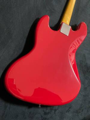 Electric Bass Guitar Edwards E-JB-93R/LT Trino Red Lacquer Top
