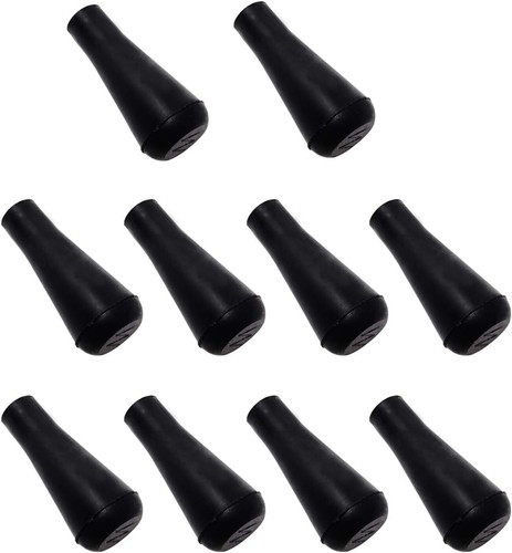 HONBAY 10PCS Soft Rubber Arrowheads Glue on Target Arrow Tips Point Blunt for