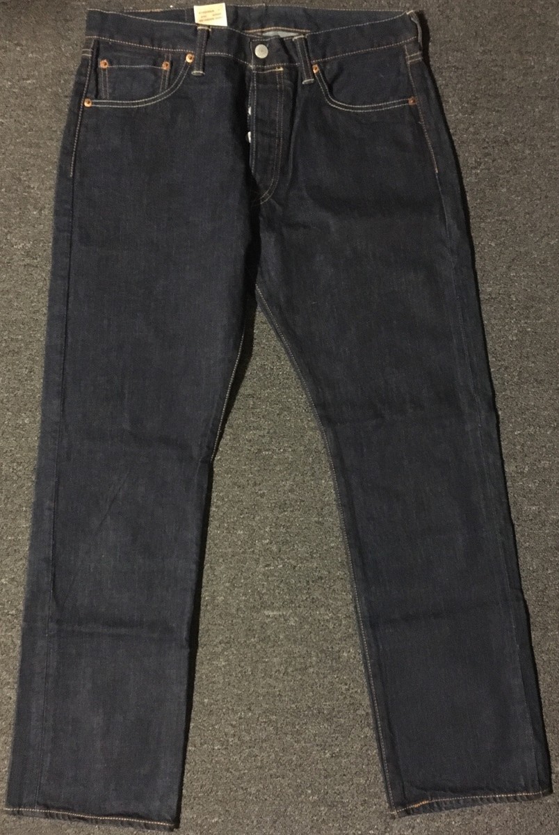 NEW Levi's 501 Button Fly Jeans 33/30 Biker Trucker Grunge NEW Levi's 501 Button Fly Jeans 33/30 Biker Trucker Grunge