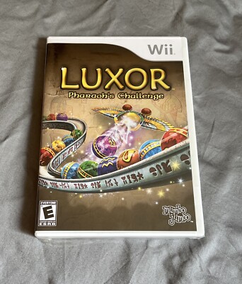 Luxor: Pharaoh's Challenge (Nintendo Wii, 2008) new sealed