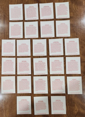 1983 Post Super Sugar Crisp Baseball Team Card Complete 26 Card Set - 第 2/3 張圖片