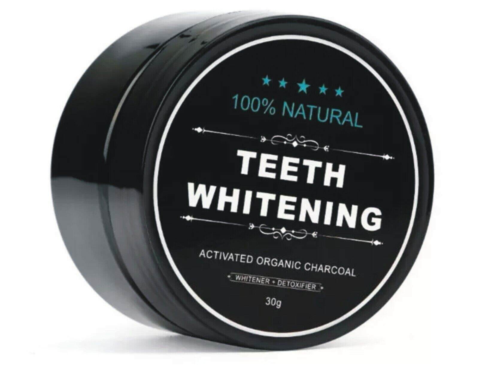 Natural Organic Activated Charcoal Tooth Teeth Whitening Powder  pack of 2