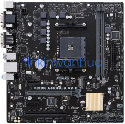 Placa madre para ASUS PRIME A320M-C R2.0 Socket AM4 DDR4 VGA+DVI+HDMI 2×M.2 - Imagen 2 de 6