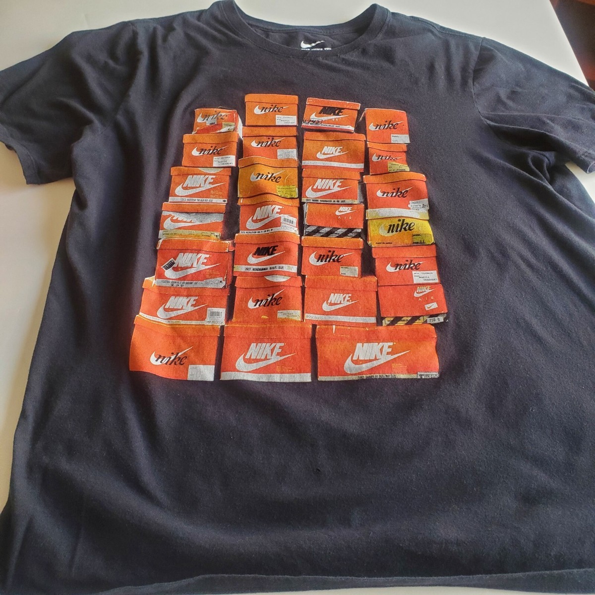 Nike stacked box t clearance shirt