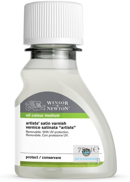 Winsor & Newton Oil Colour Artists' Satin Varnish 75ml (3021737)