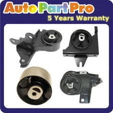 For Dodge Plymouth 2.4L Engine Motor & Automatic Transmission Mount Set 4PCS New