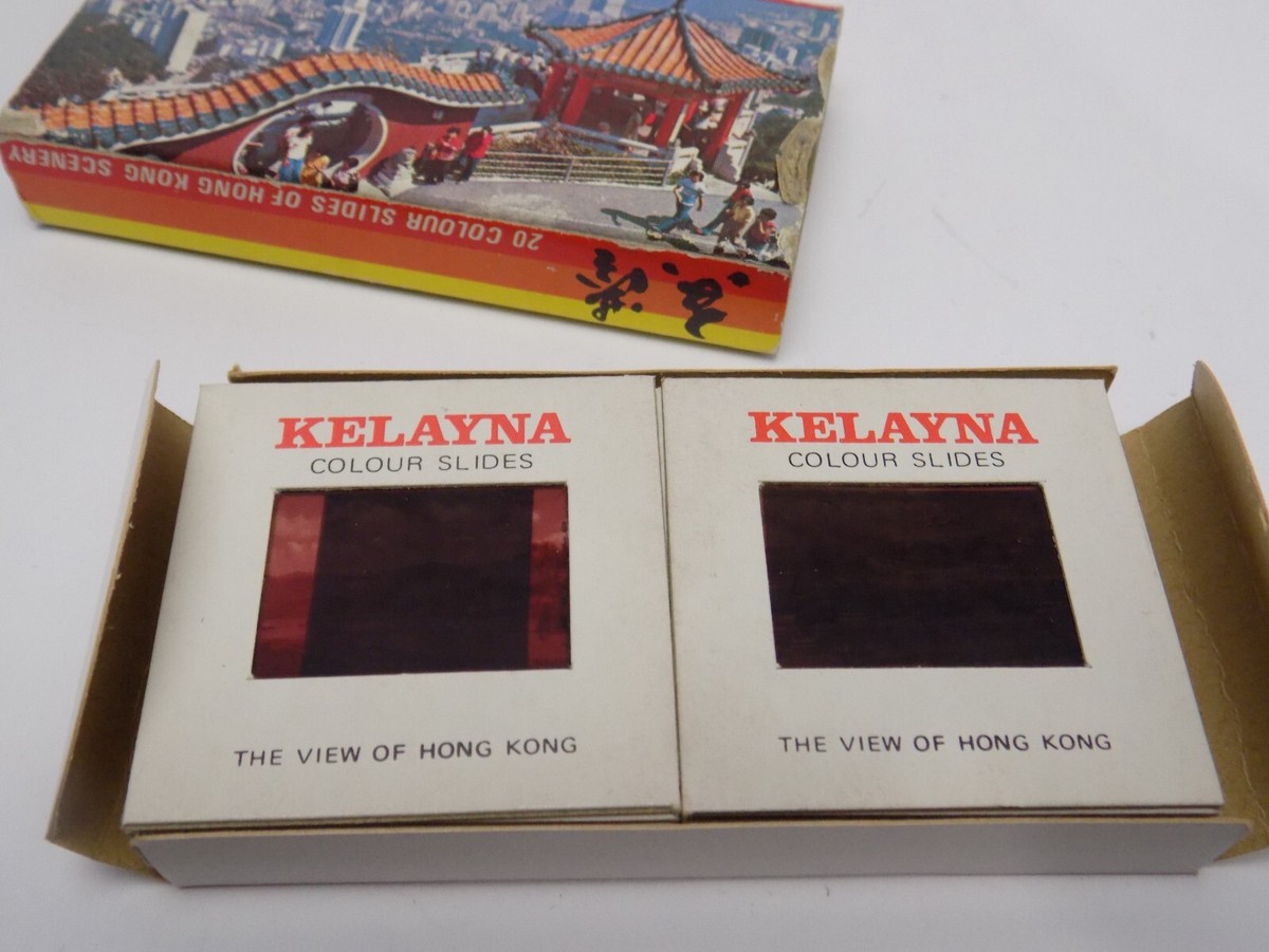 VINTAGE 20 COLOUR SLIDES OF HONG KONG SCENERY | eBay