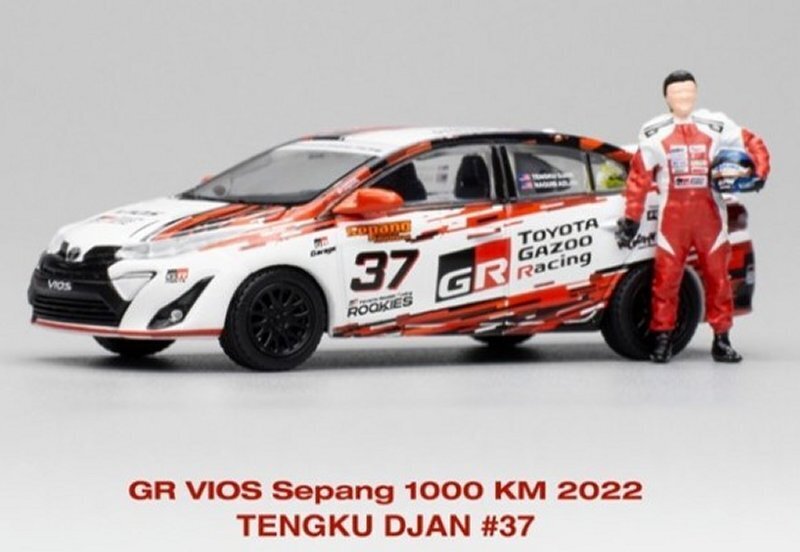 TOYOTA GR Vios #37 Tengku 2022 Sepang 1000km POP RACE 1:64