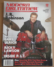 Modern Drummer June 1987, J.R. Robinson on Cover, Lars Ulrich, Ricky Lawson