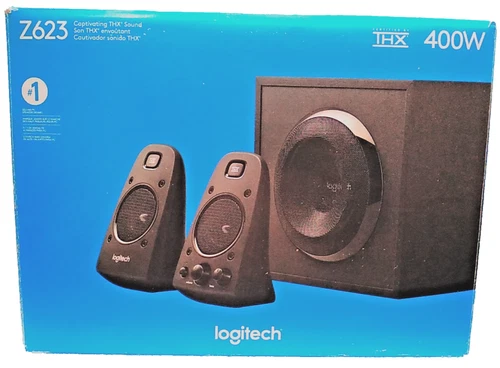 Logitech Z623 ~ 400 Watt 3 Piece Speakers ~ New / Open Box