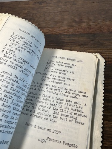 Vintage Handmade Cookbook 1977 - Picture 4 of 7