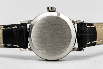 No Tariffs *NEAR MINT* Vintage OMEGA Geneve Cal.485 MT Navy Blue