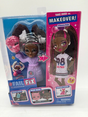 NEW #FailFix Dolls w/ Dance.Stylz Total Makeover Doll 8.5  Fashion Doll 2020 NIB