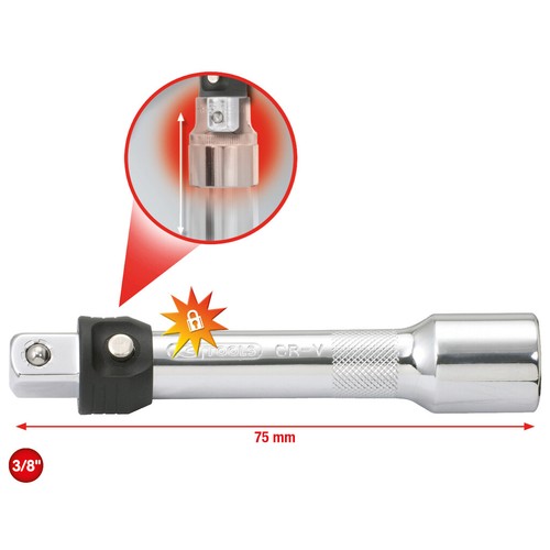 Cardan Power 1/2" KS Tools 919.1250 - Chrome Plus - Articulation Pour Clé à Choc, Transmission De Puissance