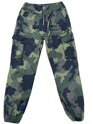 Wild Fable Womens Camo Utility Cargo Joggers Pants High Rise Satin Feel  Size 00